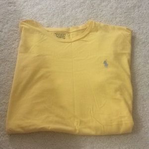 Yellow men’s polo shirt